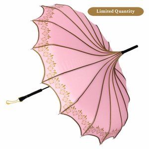 Pink Parasol Umbrella with with Encased Trim (Factory Second)